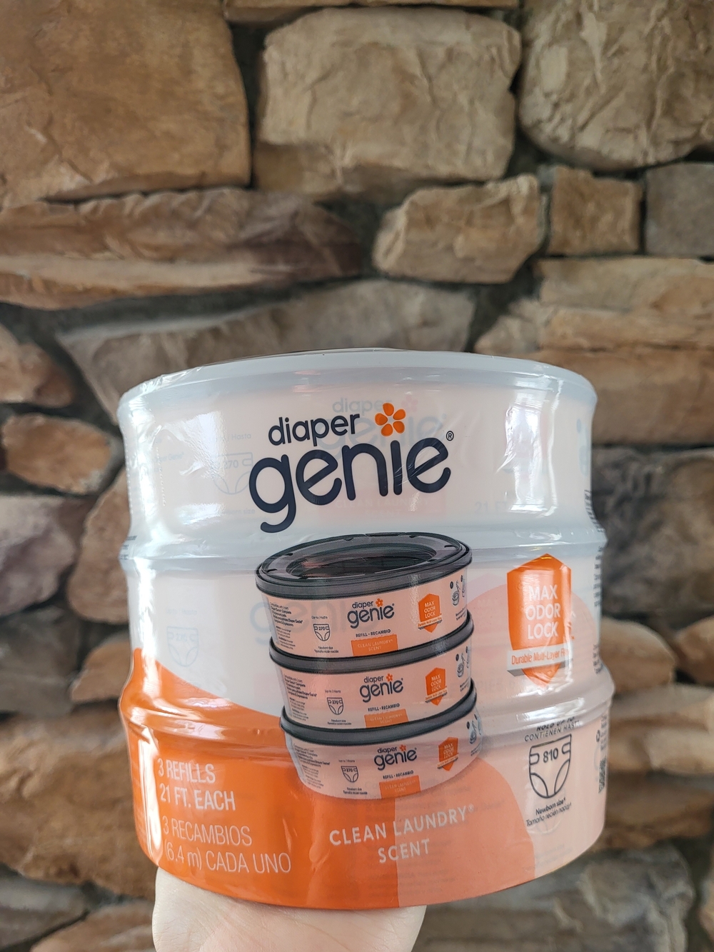 Diaper Genie Refills - Clean Laundry Scent - 3-pack NIP